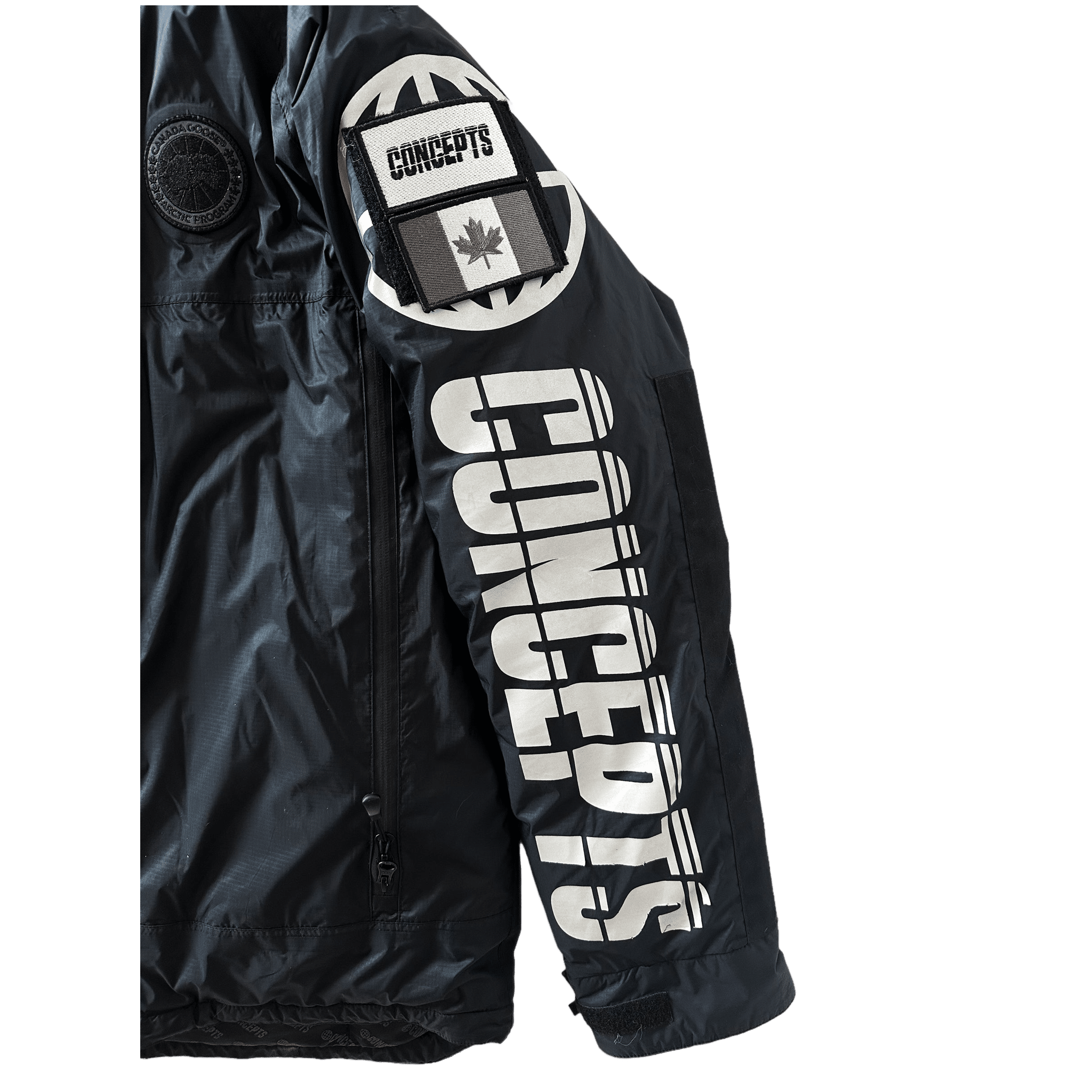 Canada Goose Concepts Black Reflective Patches Denary Jacket - Morely TrendsCanada Goose Type here:)