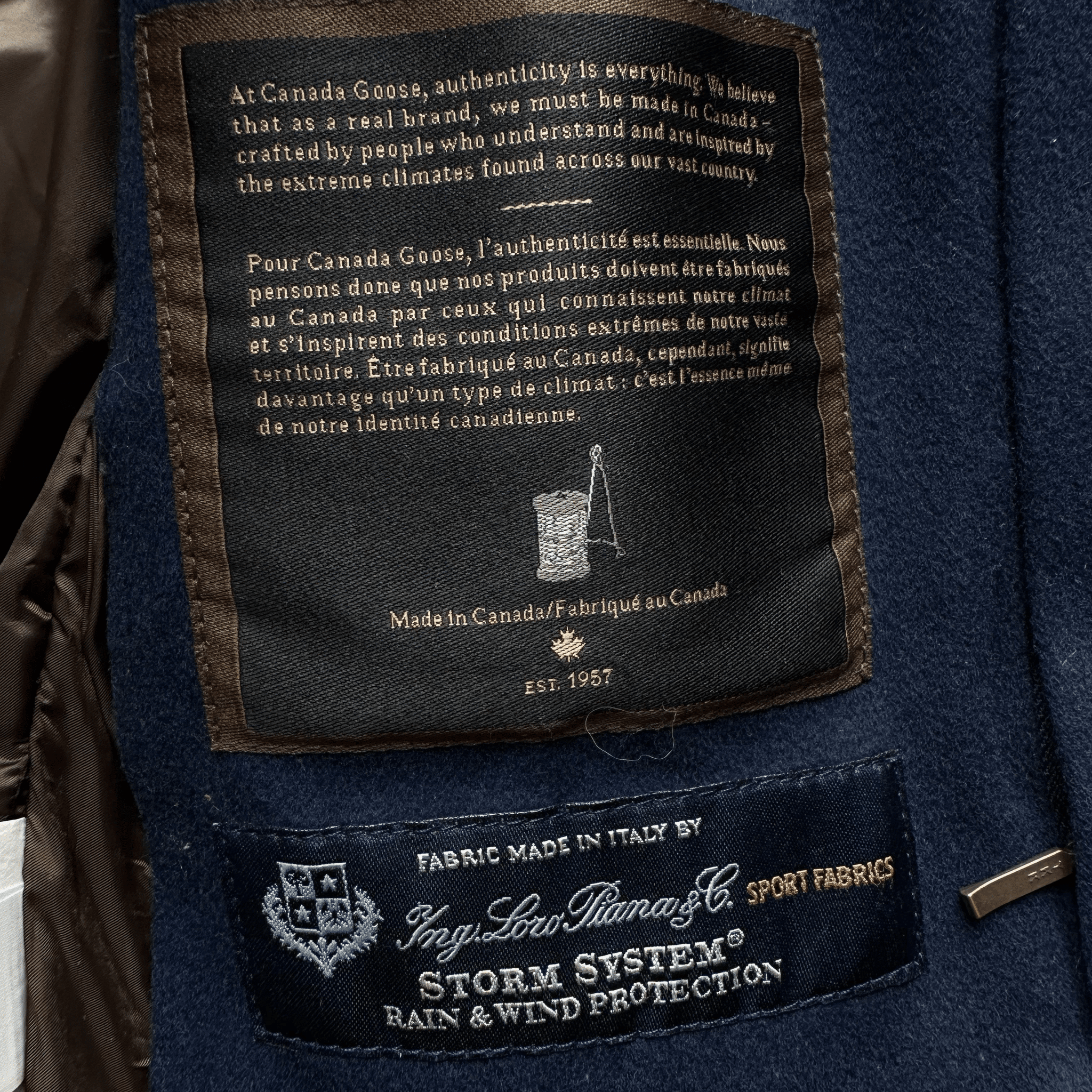 Canada Goose Loro Piana Navy Siena Women's Jacket - Morely TrendsCanada Goose Type here:)