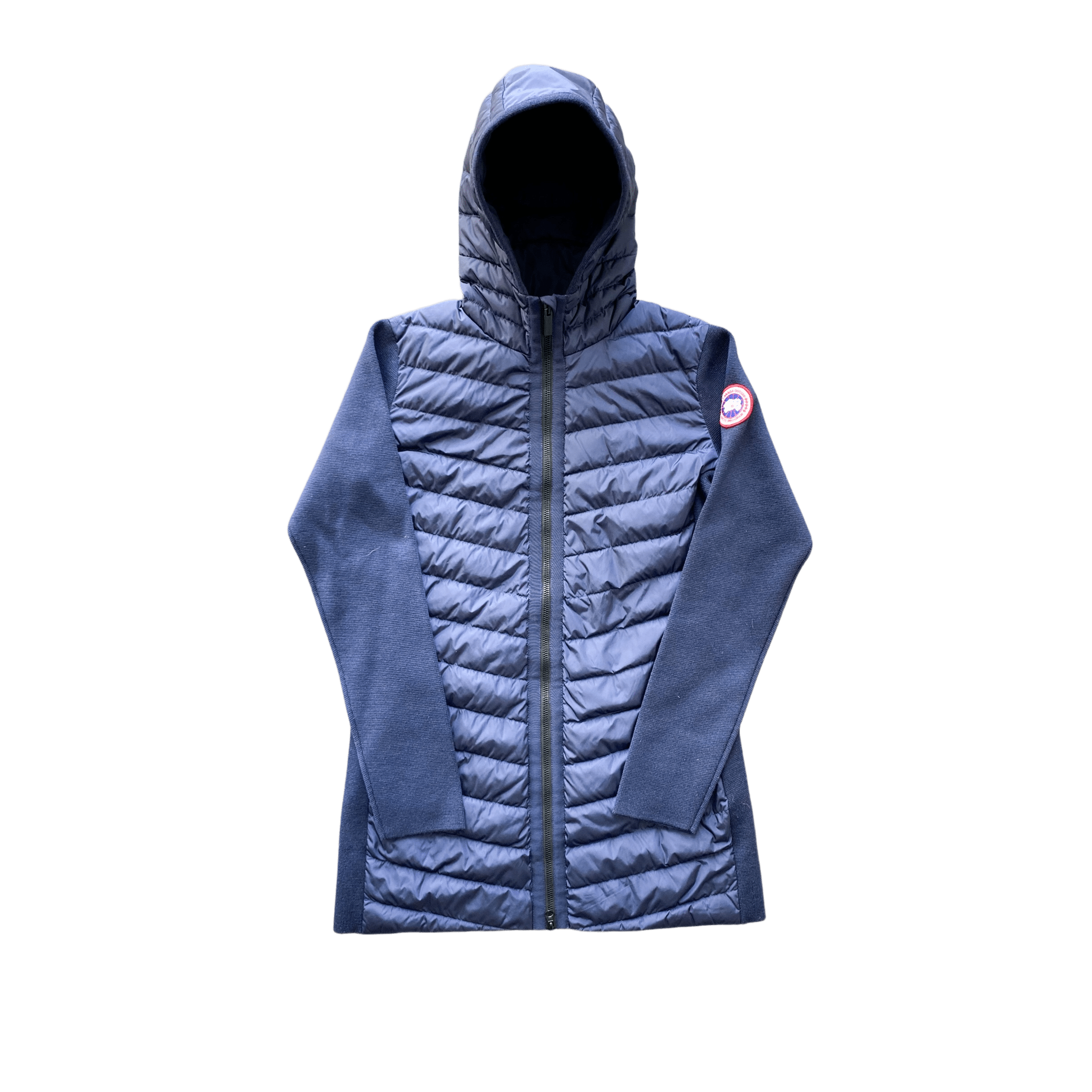 Canada Goose Navy Hybridge Knit Women's Jacket - Morely TrendsCanada Goose Type here:)