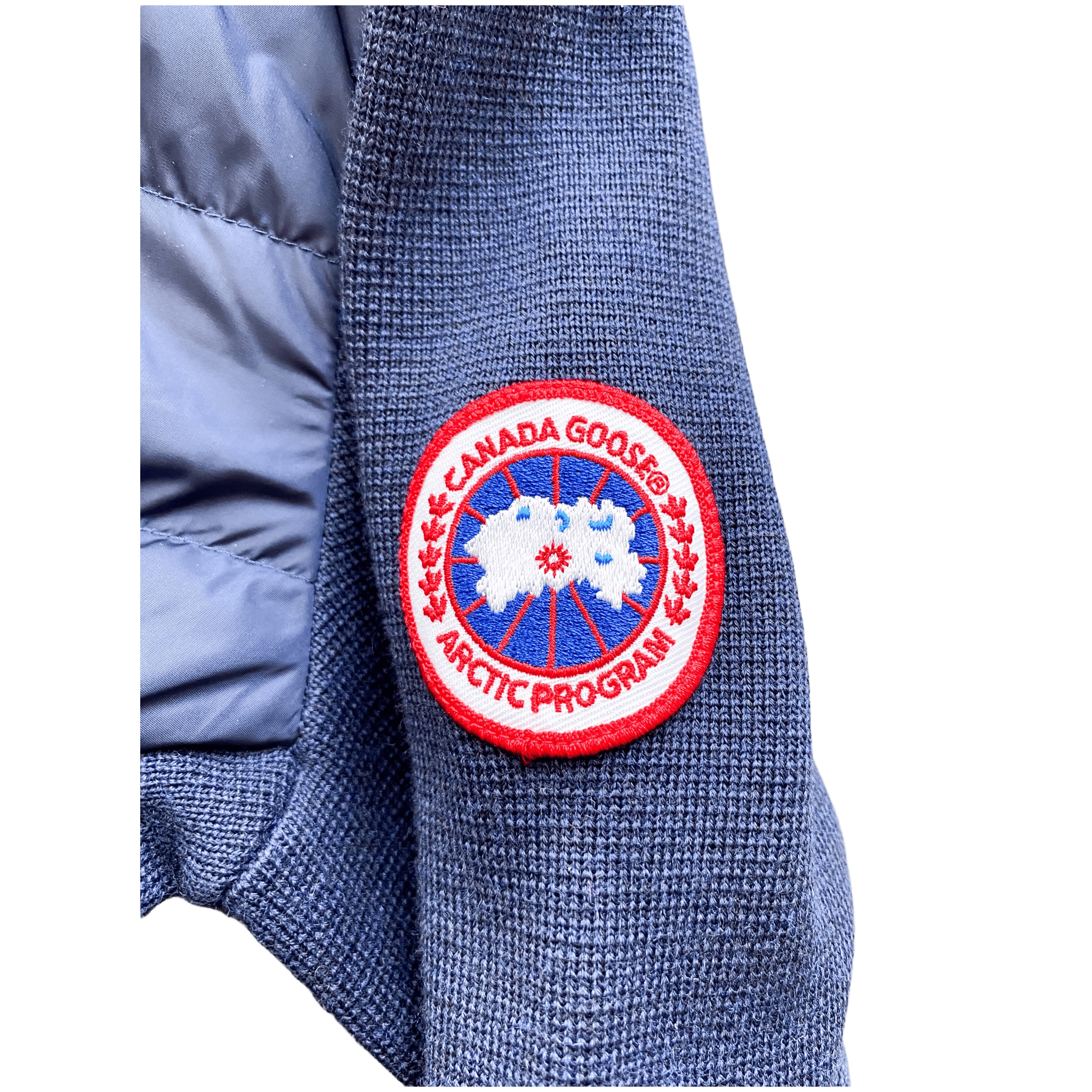 Canada Goose Navy Hybridge Knit Women's Jacket - Morely TrendsCanada Goose Type here:)