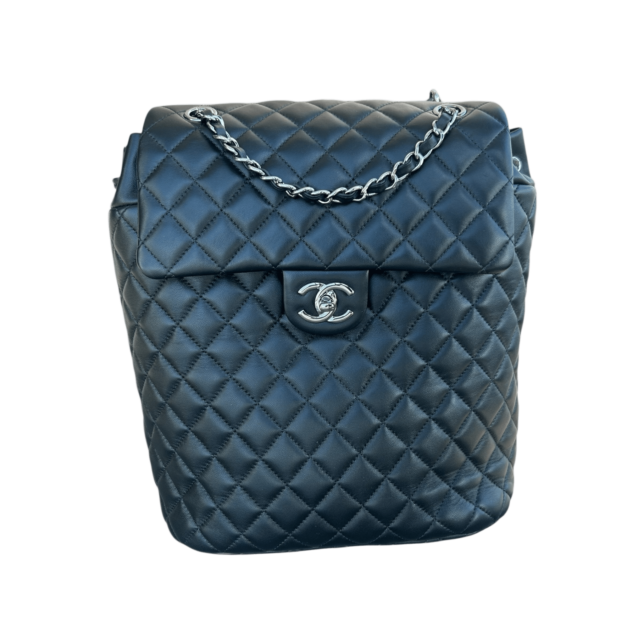 Chanel Black Lambskin Quilted Large Urban Spirit Backpack - Morely TrendsChanel Type here:)