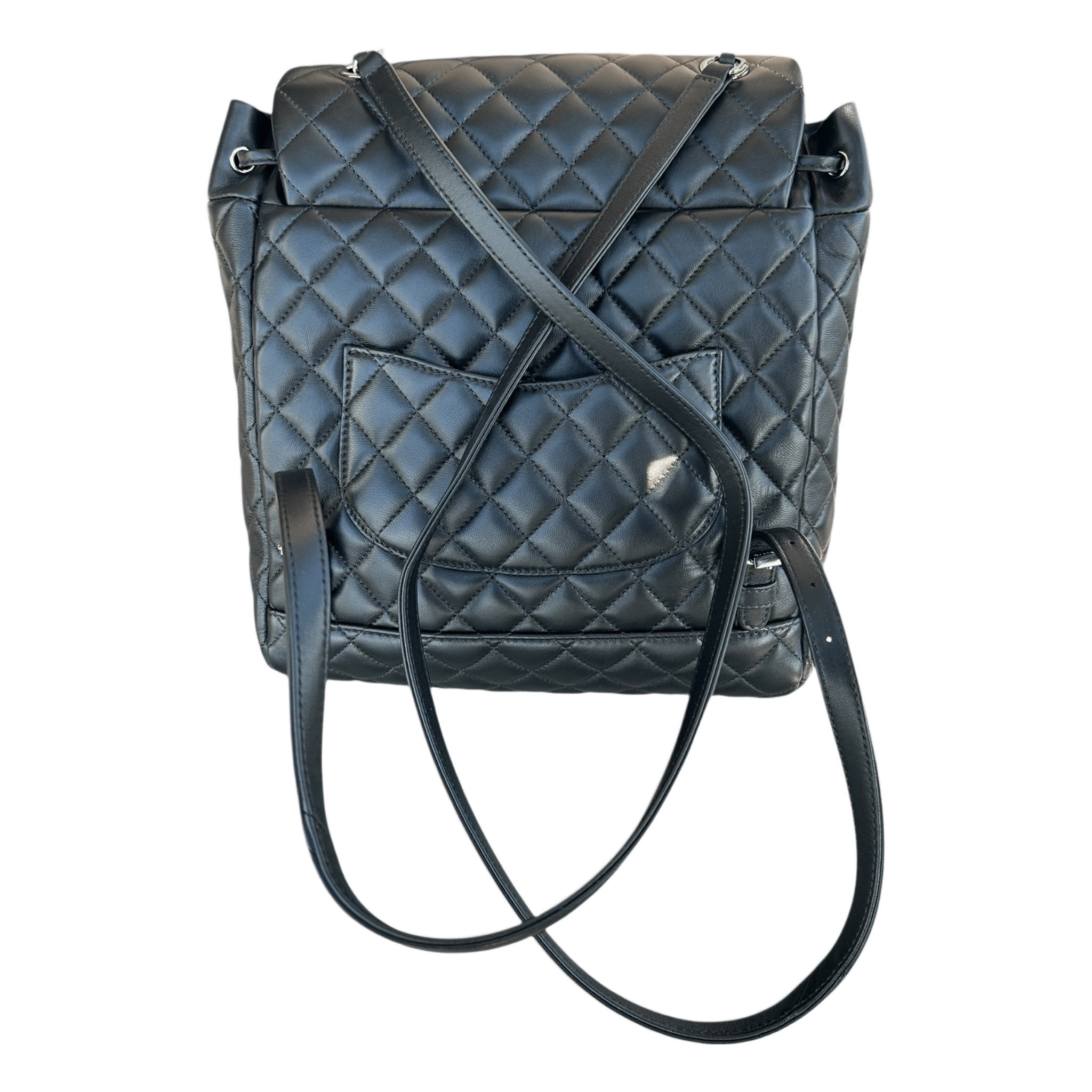 Chanel Black Lambskin Quilted Large Urban Spirit Backpack - Morely TrendsChanel Type here:)