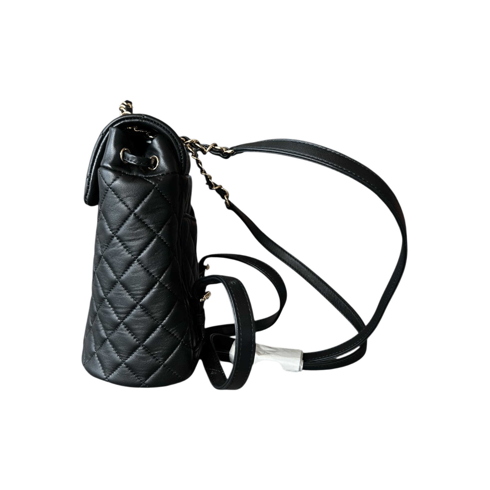 Chanel Black Lambskin Quilted Mini Urban Spirit Backpack - Morely TrendsChanel Type here:)
