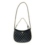 Chanel Black Quilted Lambskin Small Hobo Bag - Morely TrendsChanel Type here:)