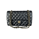 Chanel Navy Blue Lambskin Quilted Medium Flap Bag - Morely TrendsChanel Type here:)