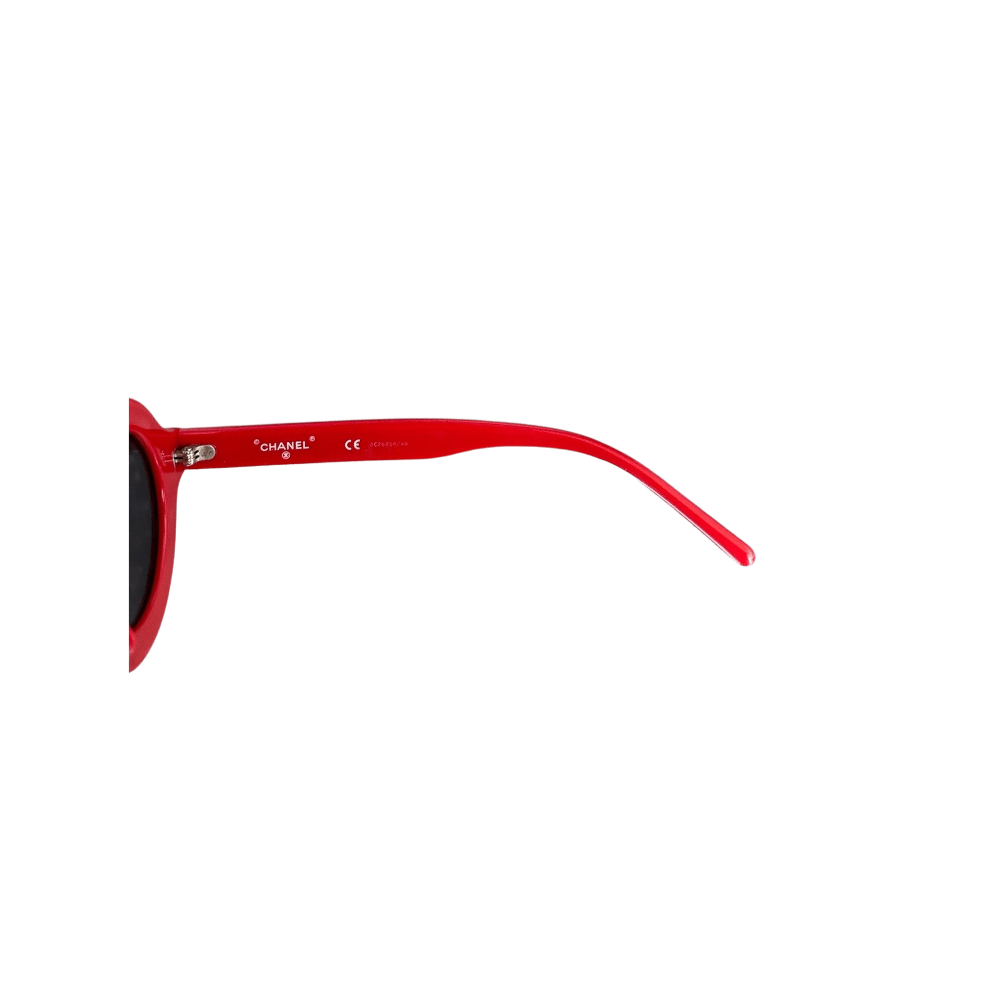 Chanel Pharrell Red & White Round Sunglasses - Morely TrendsChanel Type here:)