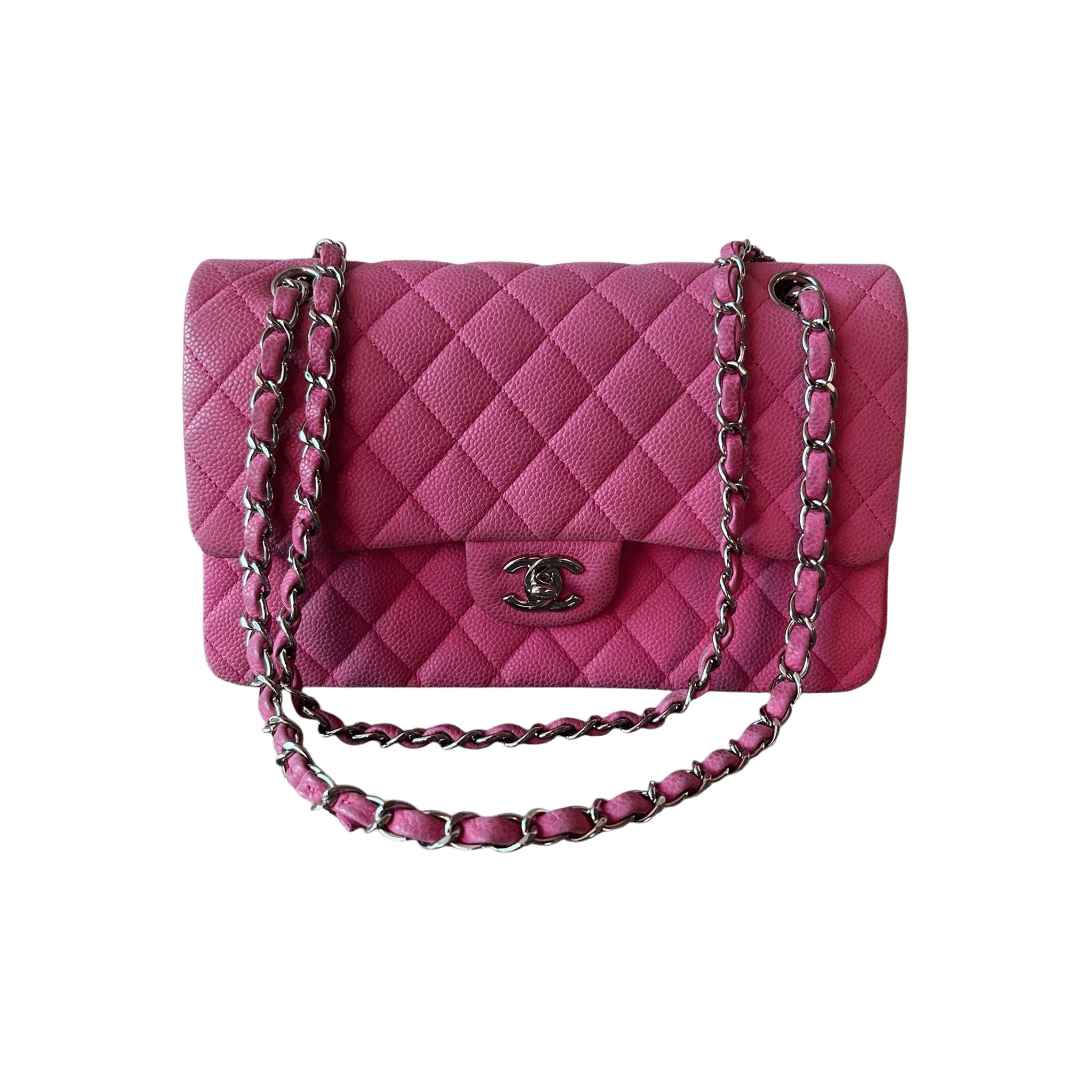 Chanel Pink Caviar Quilted Medium Flap Bag - Morely TrendsChanel Type here:)