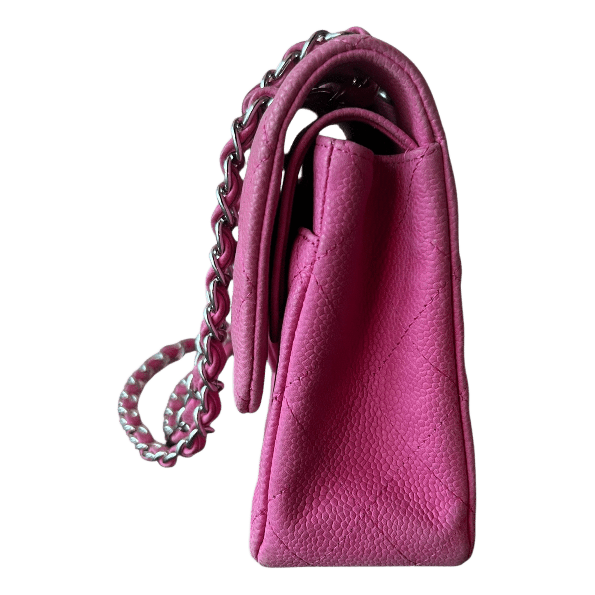 Chanel Pink Caviar Quilted Medium Flap Bag - Morely TrendsChanel Type here:)