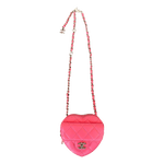 Chanel Pink Quilted Mini Heart Bag - Morely TrendsChanel Type here:)