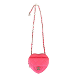 Chanel Pink Quilted Mini Heart Bag - Morely TrendsChanel Type here:)