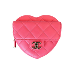 Chanel Pink Quilted Mini Heart Bag - Morely TrendsChanel Type here:)