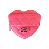 Chanel Pink Quilted Mini Heart Bag - Morely TrendsChanel Type here:)