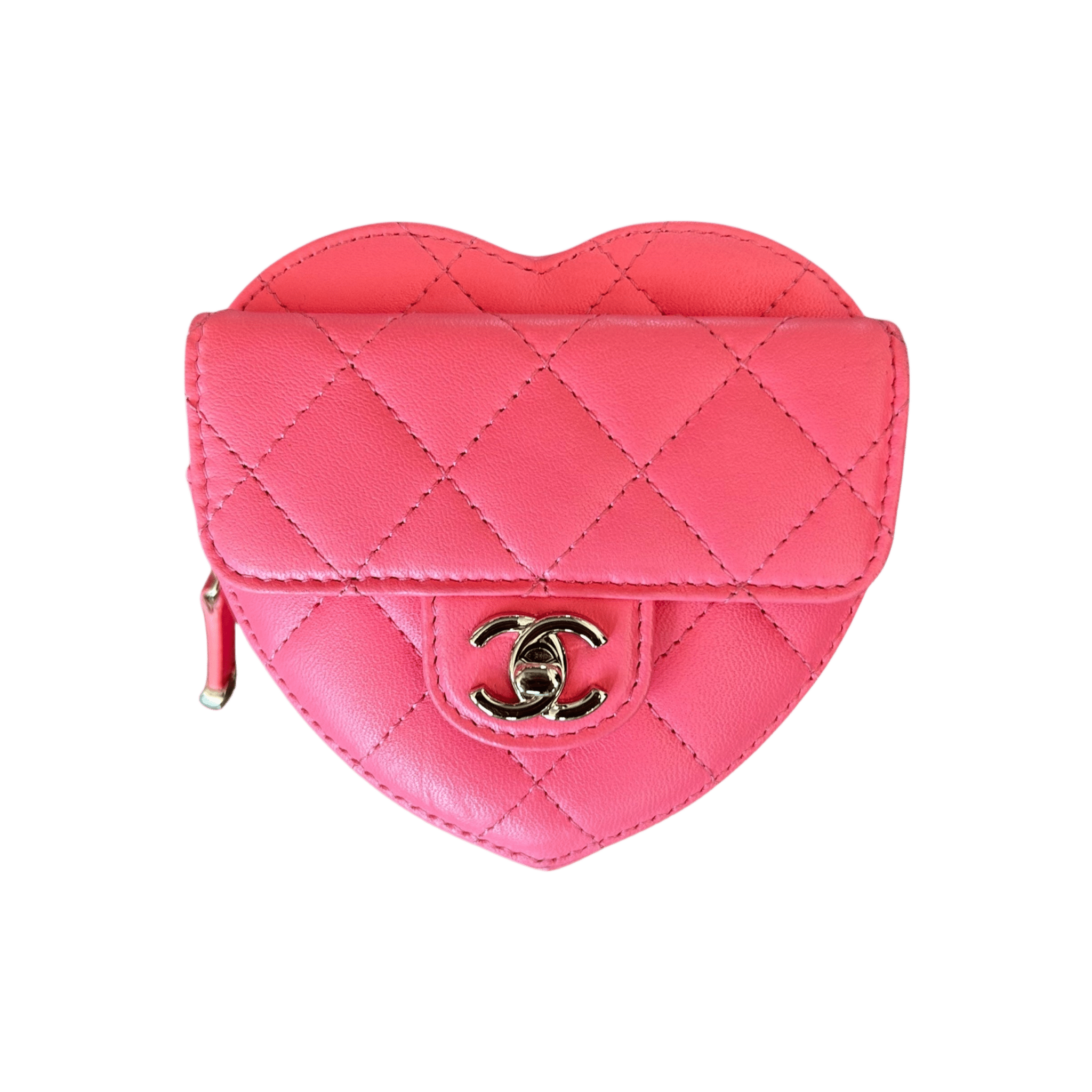 Chanel Pink Quilted Mini Heart Bag - Morely TrendsChanel Type here:)