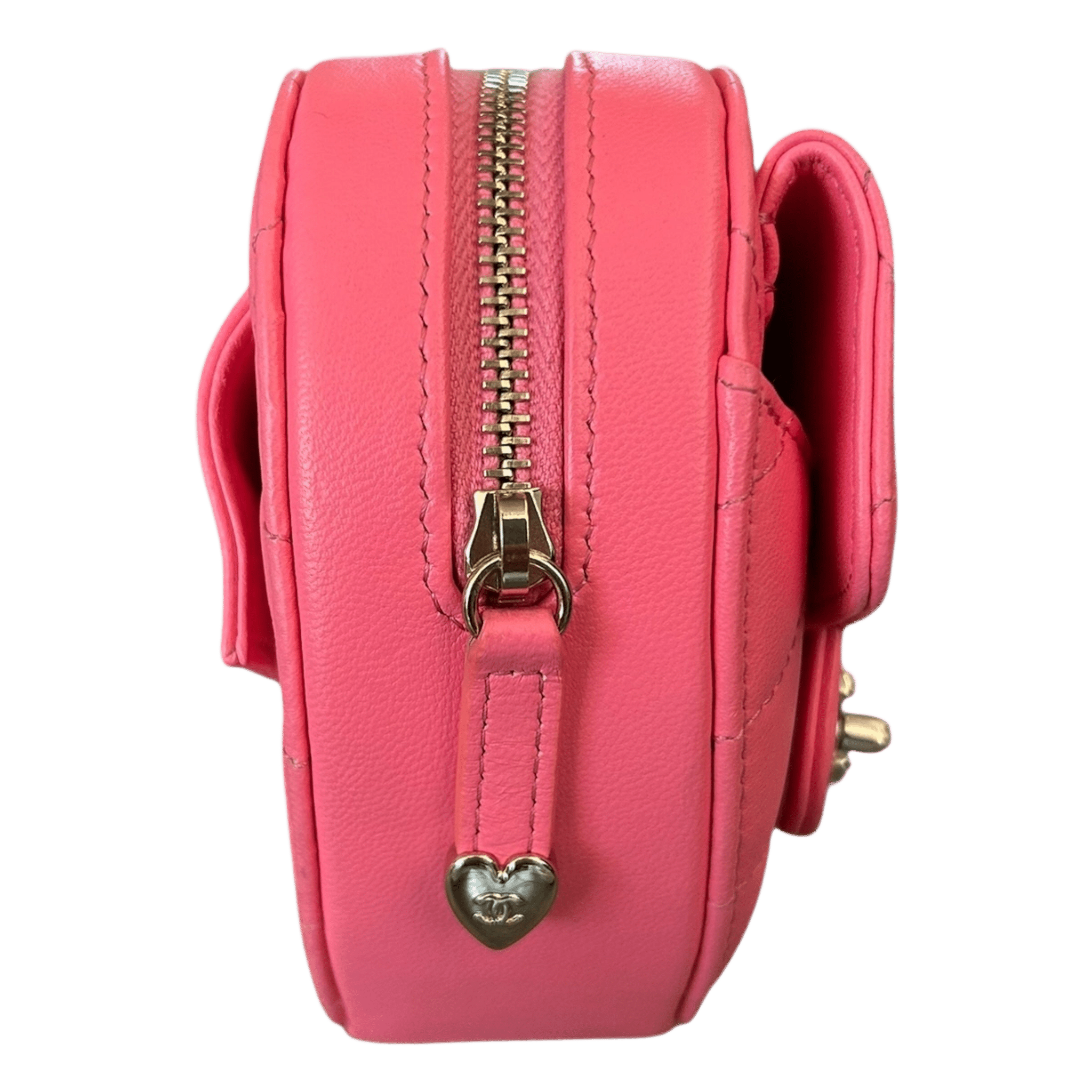 Chanel Pink Quilted Mini Heart Bag - Morely TrendsChanel Type here:)