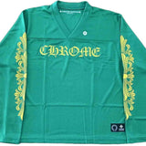 Chrome Hearts Sports Mesh Warm Up Jersey Green/Yellow