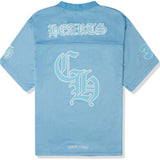 Chrome Hearts Stadium Mesh Short Sleeve Jersey Blue