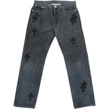 Chrome Hearts Vintage Levi's Jeans Black