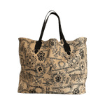 Chrome Hearts Beige & Black Miami Exclusive Stencil Beach Tote Bag - Morely TrendsChrome Hearts Type here:)