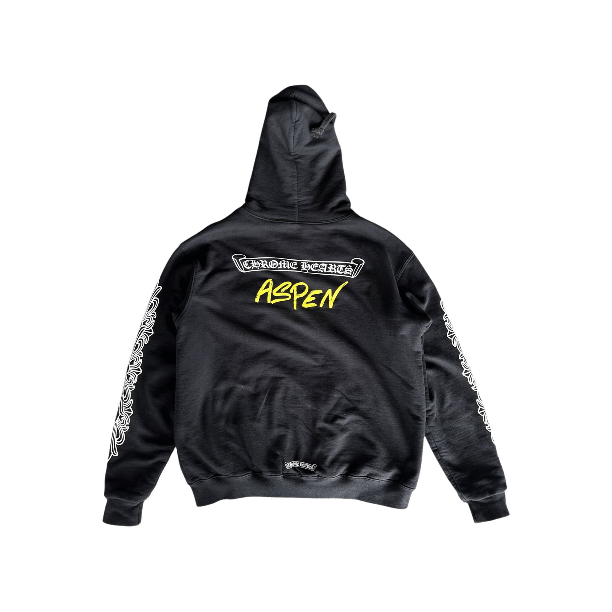 Chrome Hearts Black Aspen Exclusive Horseshoe Thermal Zip Up Hoodie - Morely TrendsChrome Hearts Type here:)