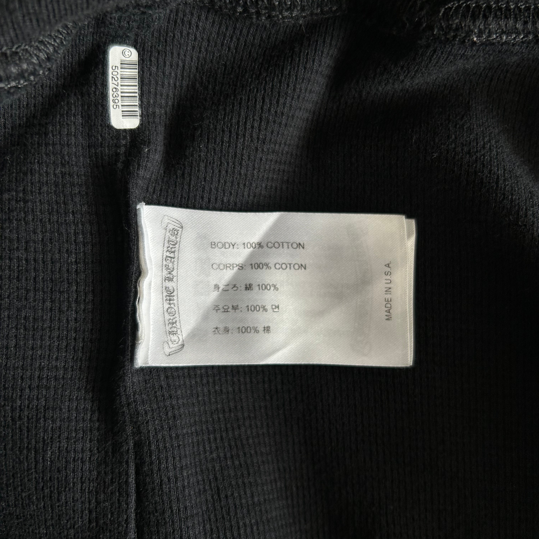 Chrome Hearts Black Aspen Exclusive Horseshoe Thermal Zip Up Hoodie - Morely TrendsChrome Hearts Type here:)