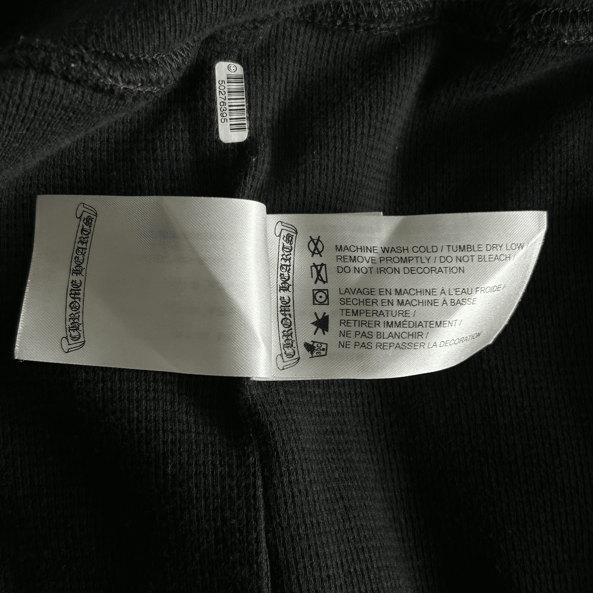 Chrome Hearts Black Aspen Exclusive Horseshoe Thermal Zip Up Hoodie - Morely TrendsChrome Hearts Type here:)