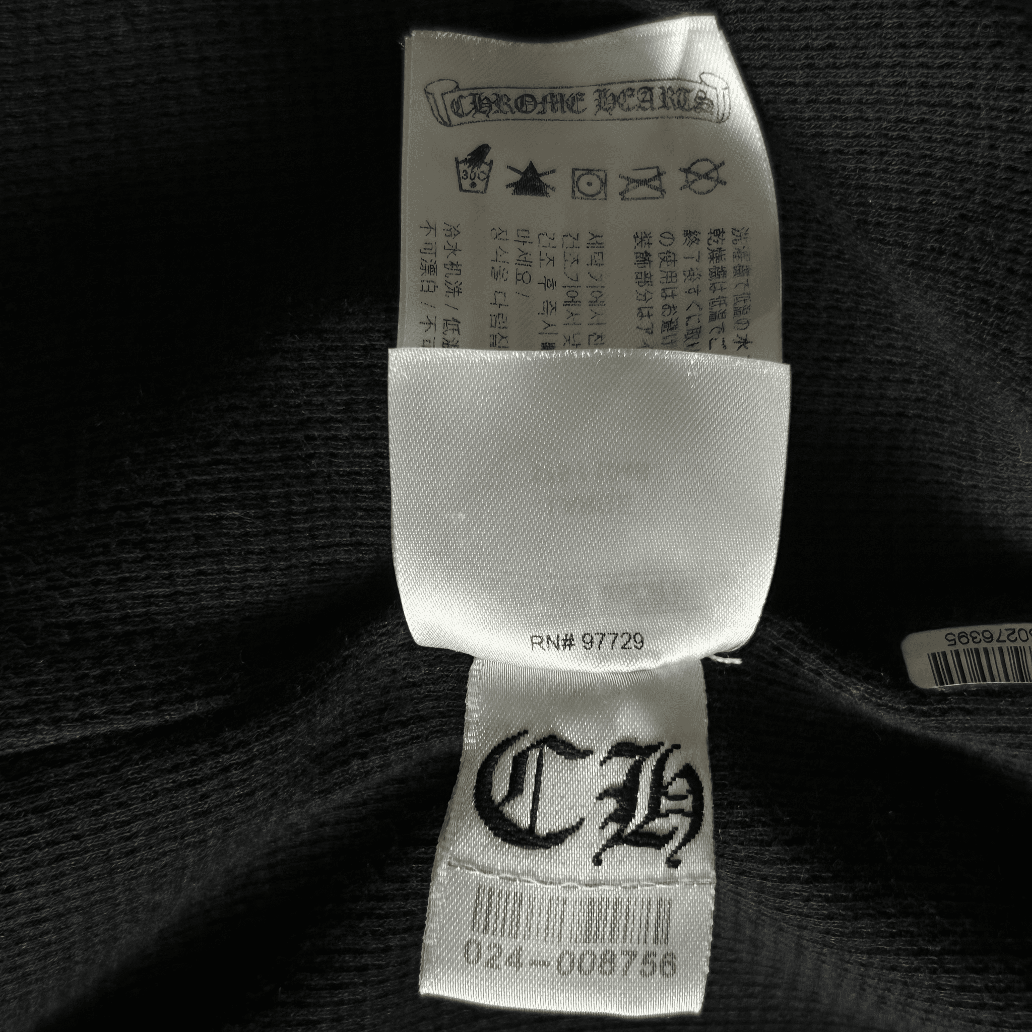 Chrome Hearts Black Aspen Exclusive Horseshoe Thermal Zip Up Hoodie - Morely TrendsChrome Hearts Type here:)