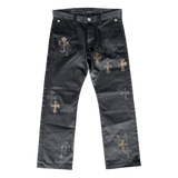 Chrome Hearts Black Camouflage Cross Patch Chino Pants - Morely TrendsChrome Hearts Type here:)