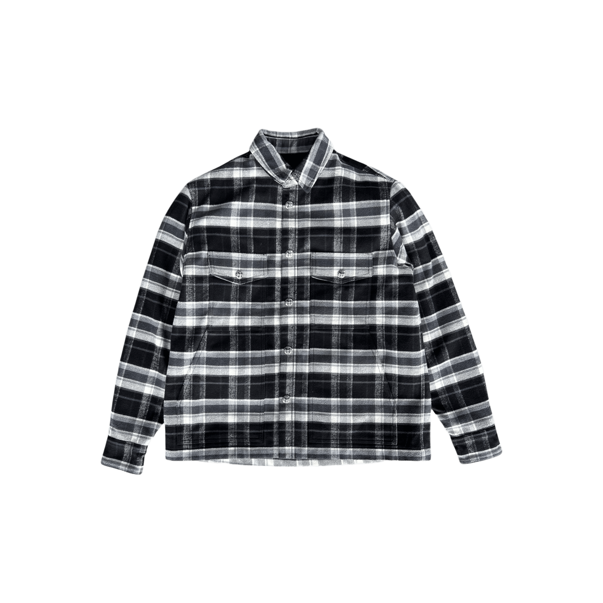 Chrome Hearts Black & Grey Plaid Jacket - Morely TrendsChrome Hearts Type here:)