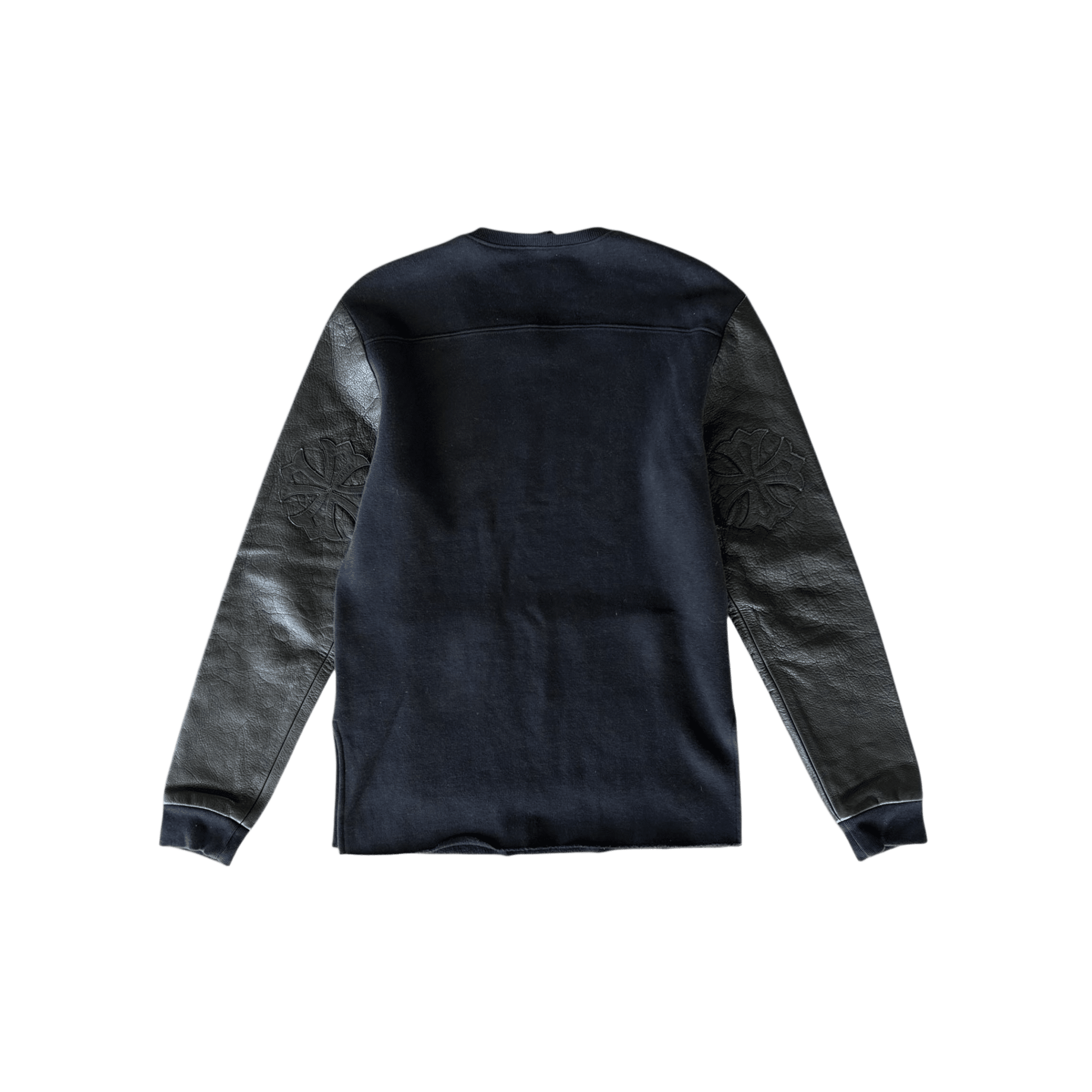 Chrome Hearts Black Leather Triple Cross Sweater - Morely TrendsChrome Hearts Type here:)