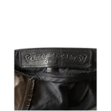 Chrome Hearts Black Nylon & Leather Carpenter Pants - Morely TrendsChrome Hearts Type here:)