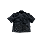 Chrome Hearts Black Nylon & Leather Zip Up Shirt - Morely TrendsChrome Hearts Type here:)