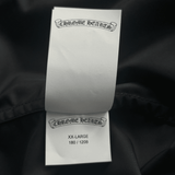 Chrome Hearts Black Nylon & Leather Zip Up Shirt - Morely TrendsChrome Hearts Type here:)
