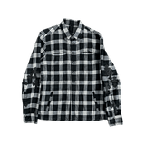 Chrome Hearts Black Plaid Cross Patch Flannel - Morely TrendsChrome Hearts Type here:)