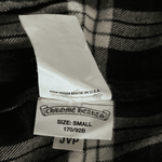 Chrome Hearts Black Plaid Cross Patch Flannel - Morely TrendsChrome Hearts Type here:)