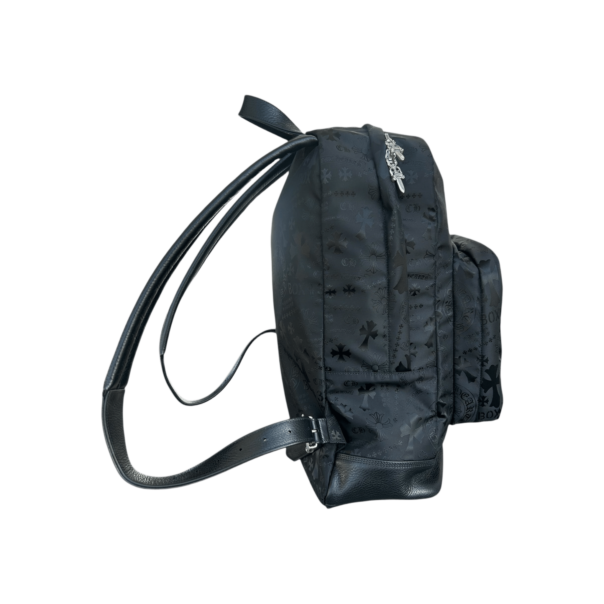 Chrome Hearts Black Stencil 7th Grade Nylon Backpack - Morely TrendsChrome Hearts Type here:)