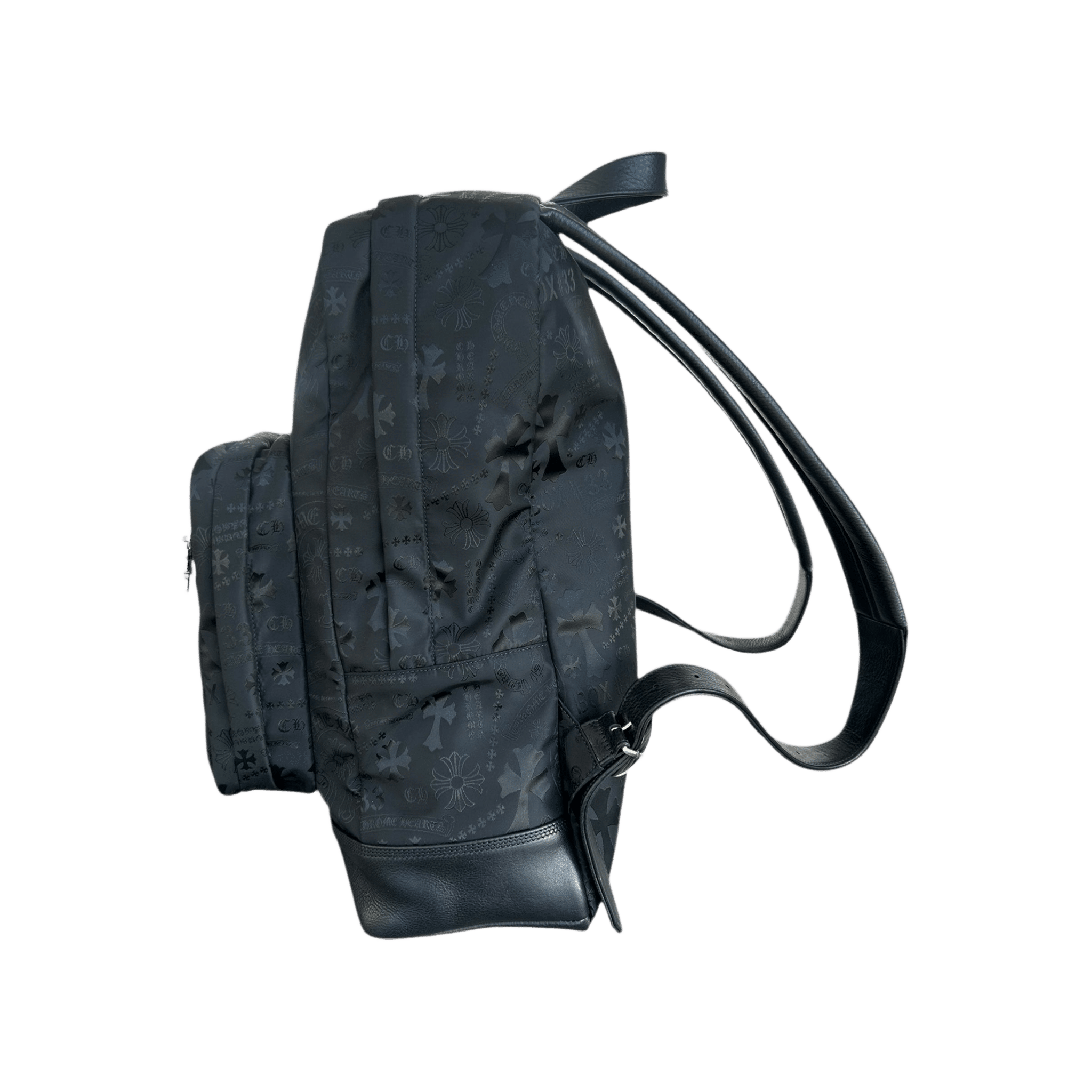 Chrome Hearts Black Stencil 7th Grade Nylon Backpack - Morely TrendsChrome Hearts Type here:)