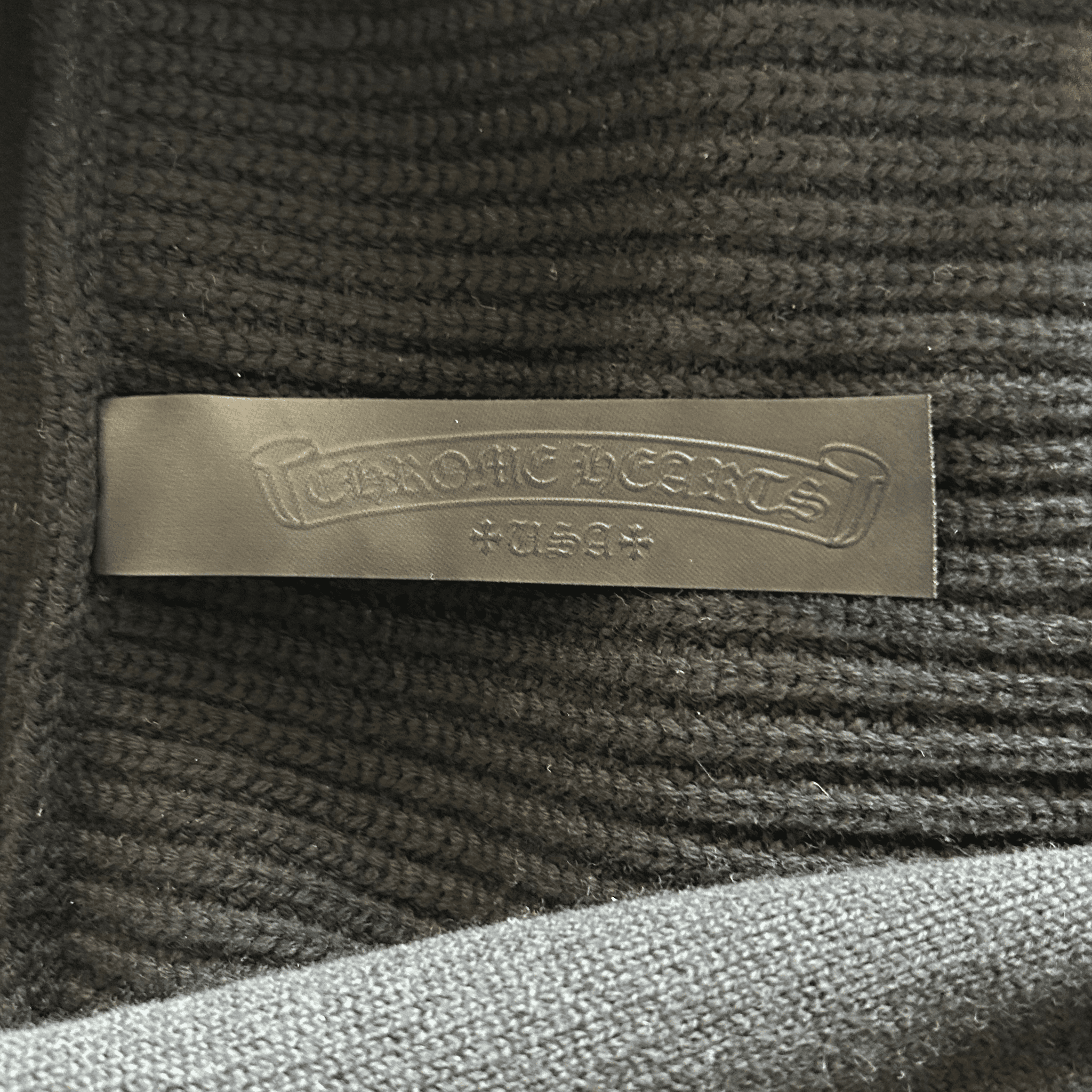 Chrome Hearts Black Triple Cross Patch Cashmere Cardigan - Morely TrendsChrome Hearts Type here:)