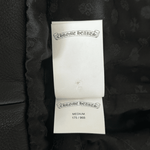 Chrome Hearts Black Triple Cross Patch Leather Jacket - Morely TrendsChrome Hearts Type here:)