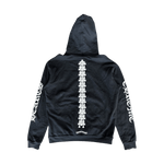 Chrome Hearts Black & White Cemetery Cross Logo Hoodie - Morely TrendsChrome Hearts Type here:)