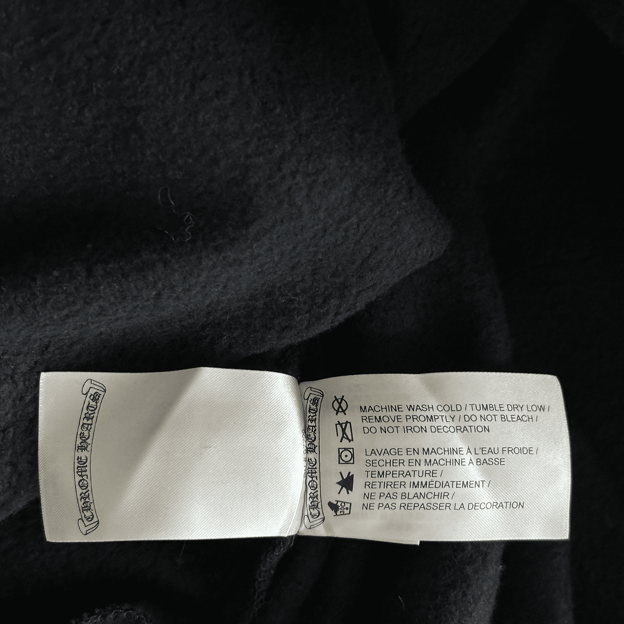 Chrome Hearts Black & White Cemetery Cross Logo Hoodie - Morely TrendsChrome Hearts Type here:)