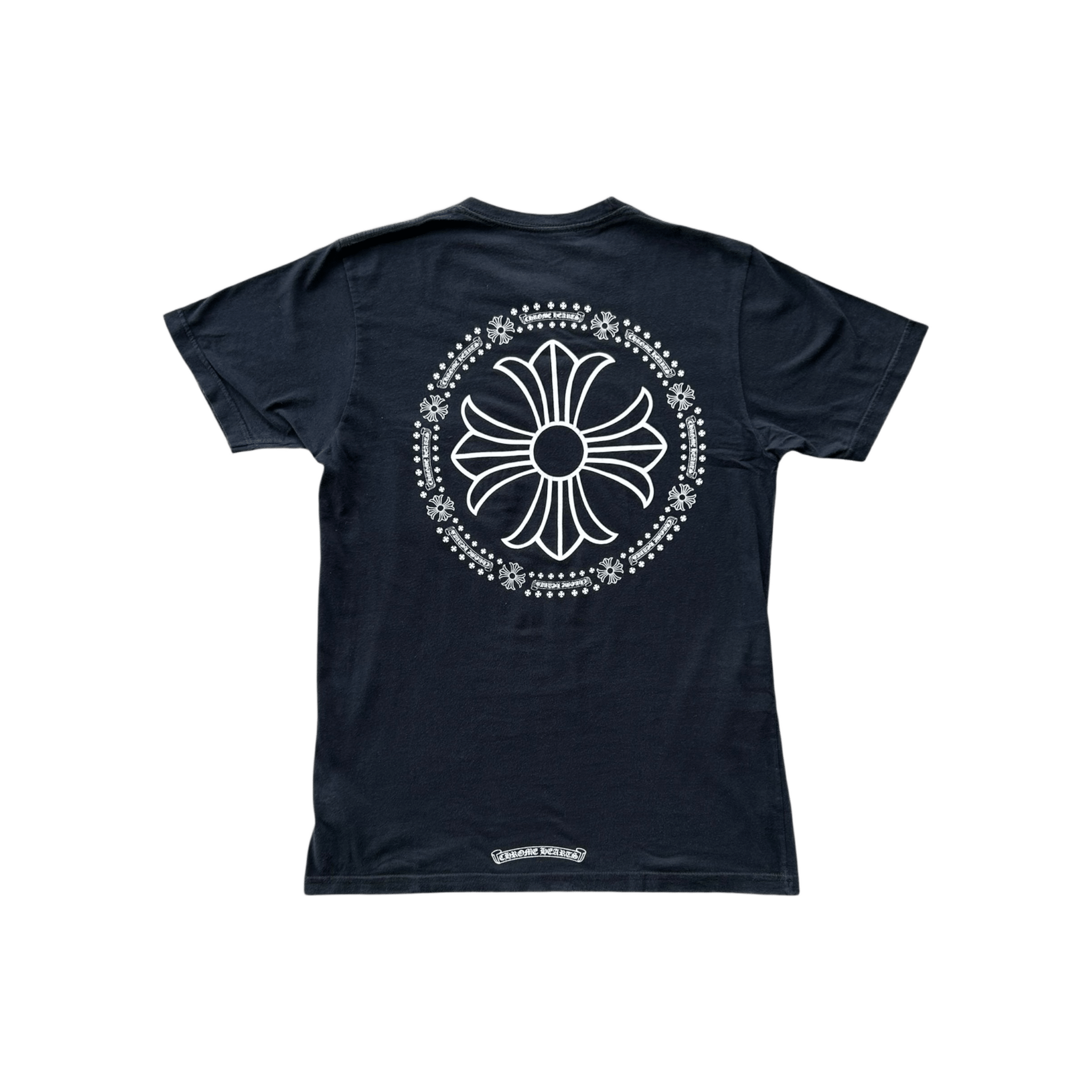 Chrome Hearts Black & White Cross Logo T-Shirt - Morely TrendsChrome Hearts Type here:)