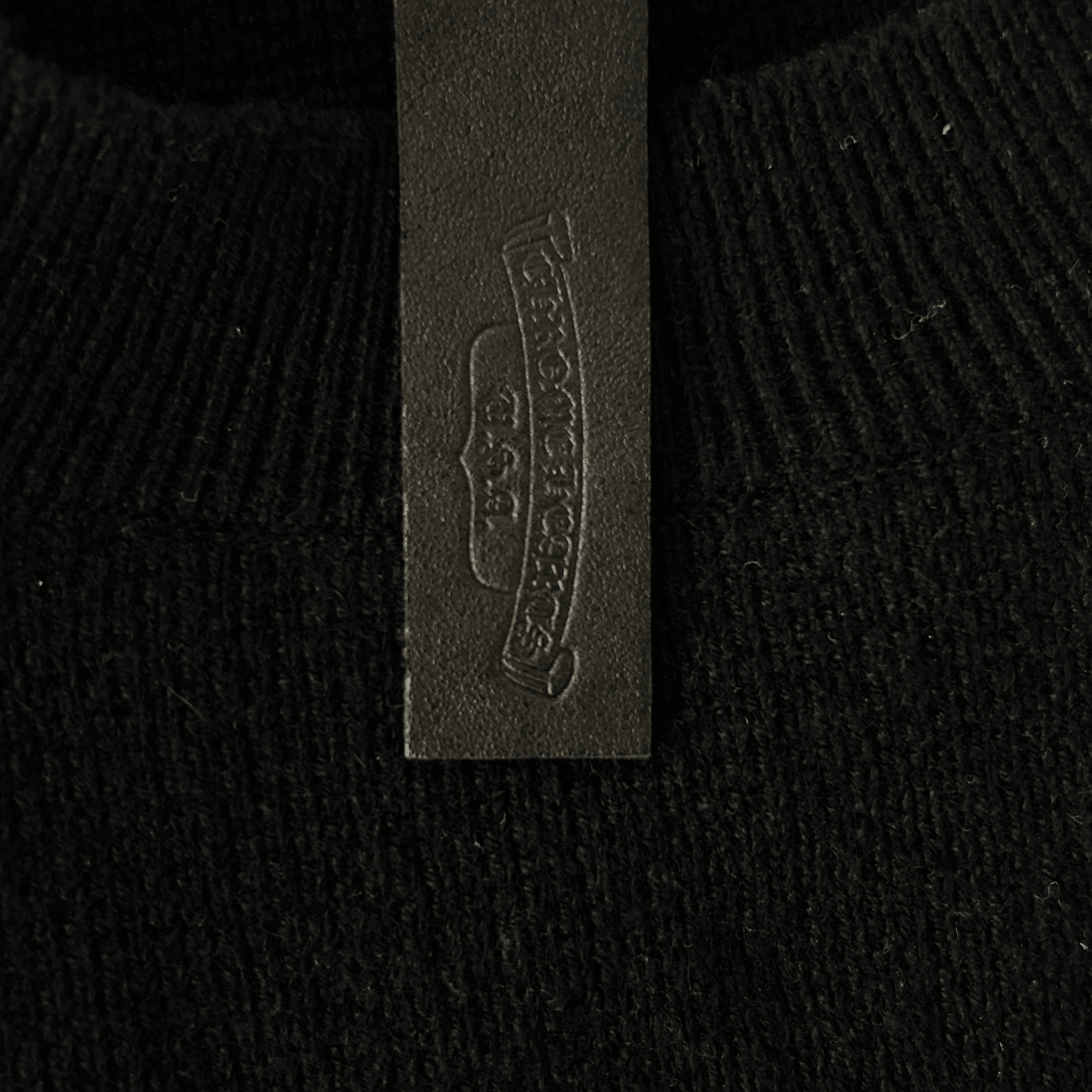 Chrome Hearts Black & White Dagger Logo Cashmere Sweater - Morely TrendsChrome Hearts Type here:)