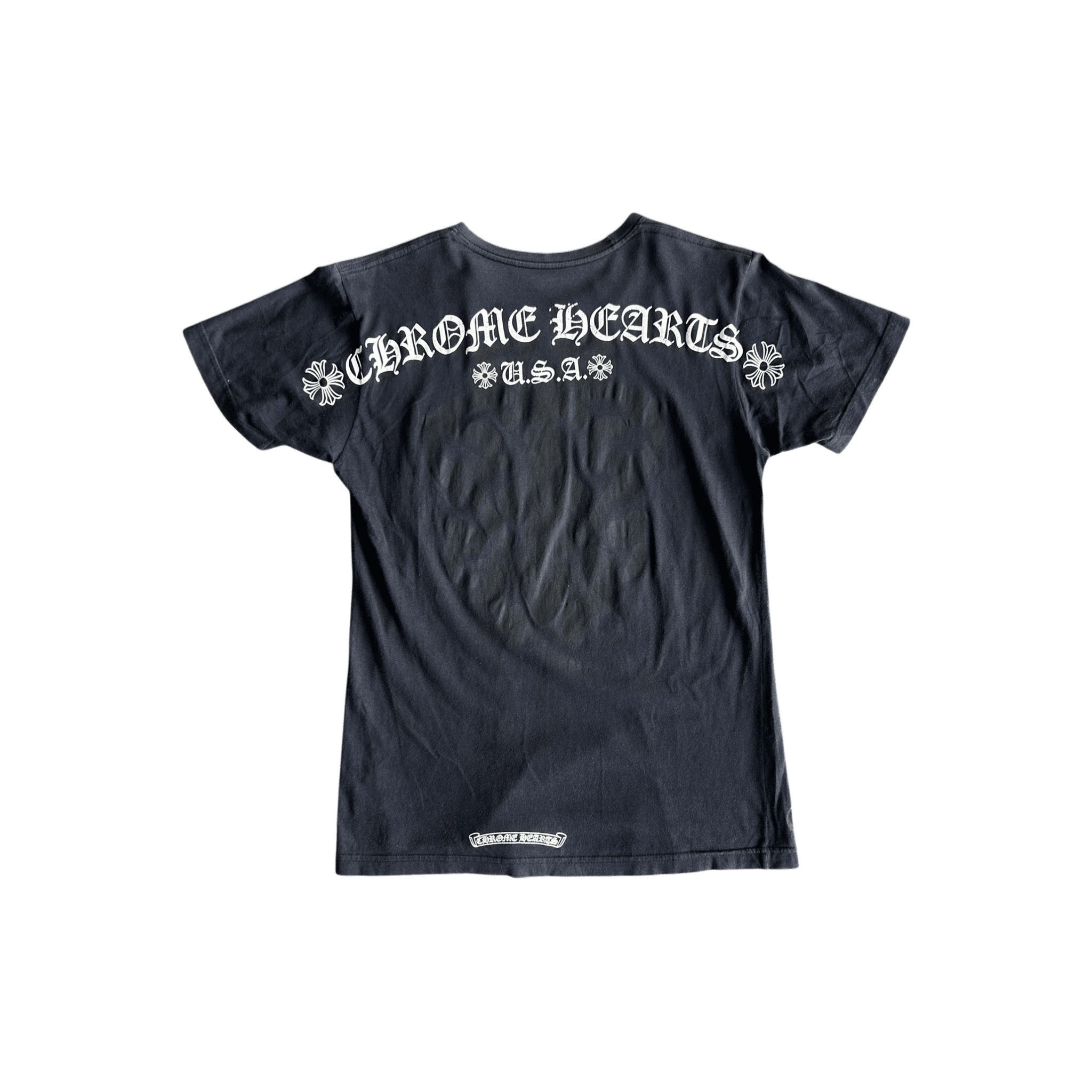 Chrome Hearts Black & White Dagger Logo T-Shirt - Morely TrendsChrome Hearts Type here:)