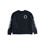 Chrome Hearts Black & White Horseshoe Logo Sweater - Morely TrendsChrome Hearts Type here:)