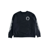 Chrome Hearts Black & White Horseshoe Logo Sweater - Morely TrendsChrome Hearts Type here:)