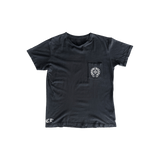 Chrome Hearts Black & White Horseshoe Multi Logo T-Shirt - Morely TrendsChrome Hearts Type here:)