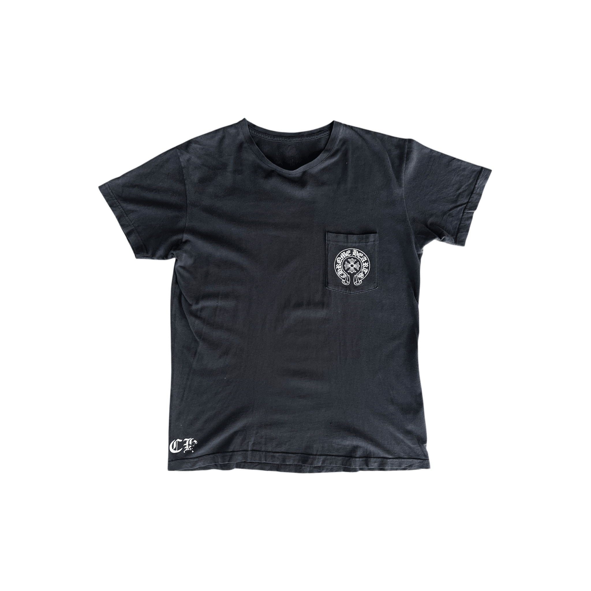 Chrome Hearts Black & White Horseshoe Multi Logo T-Shirt - Morely TrendsChrome Hearts Type here:)
