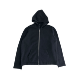 Chrome Hearts Black & White Leather Triple Cross Patch Cashmere Zip Up Hoodie - Morely TrendsChrome Hearts Type here:)