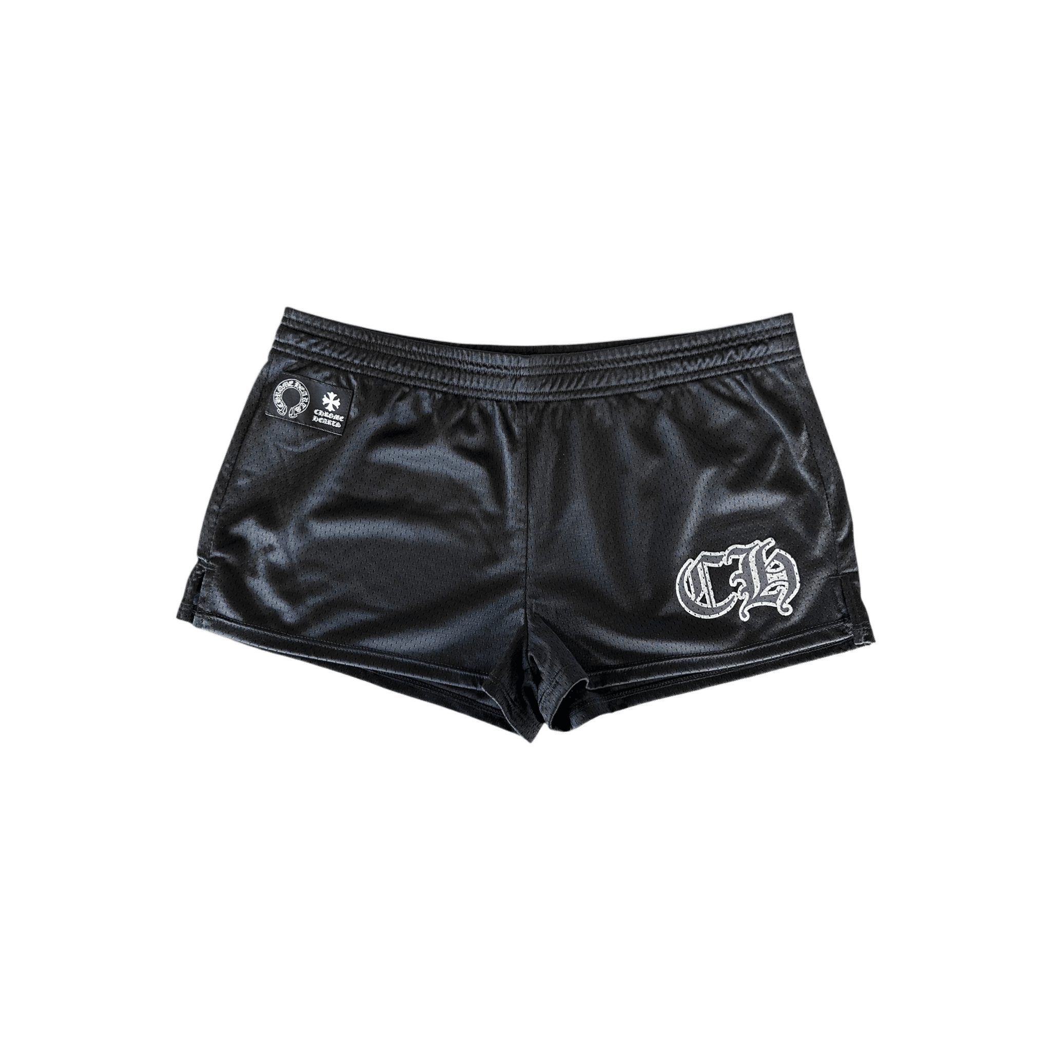 Chrome Hearts Black & White Logo Mesh Women's Shorts - Morely TrendsChrome Hearts Type here:)