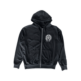 Chrome Hearts Black & White Los Angeles Horseshoe Logo Zip Up Hoodie - Morely TrendsChrome Hearts Type here:)